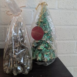 New Tree Candles.. One Is Crate & Barrel